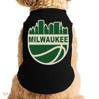 Milwaukee Basketball Wisconsin Cityscape Doggie Tank thumb 0