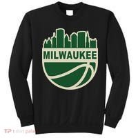 Milwaukee Basketball Wisconsin Cityscape Sweatshirt thumb 0
