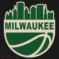 Milwaukee Basketball Wisconsin Cityscape T-Shirt thumb 7