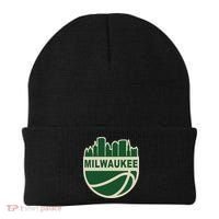 Milwaukee Basketball Wisconsin Cityscape Beanie thumb 0