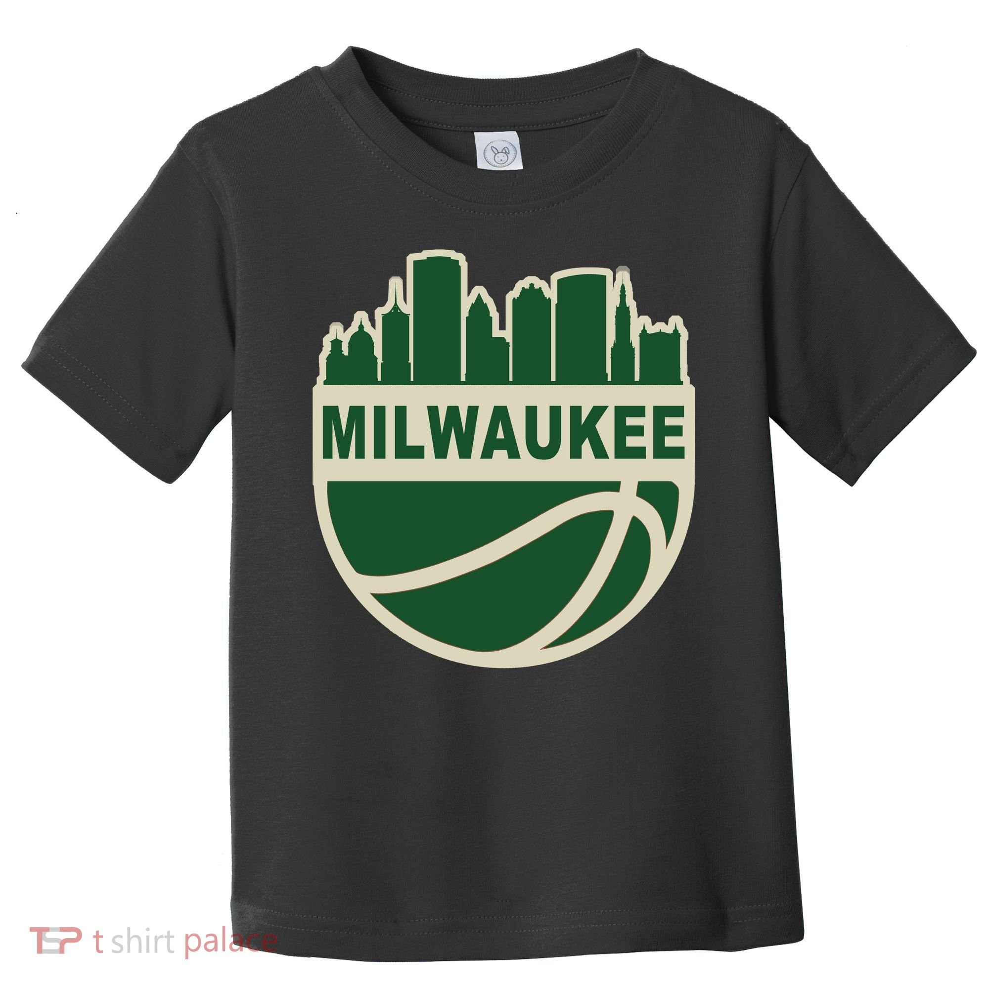 Milwaukee Basketball Wisconsin Cityscape Toddler T-Shirt