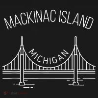 Mackinac Island Michigan Backpack thumb 2
