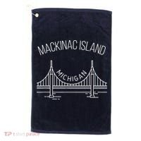 Mackinac Island Michigan Golf Towel thumb 0