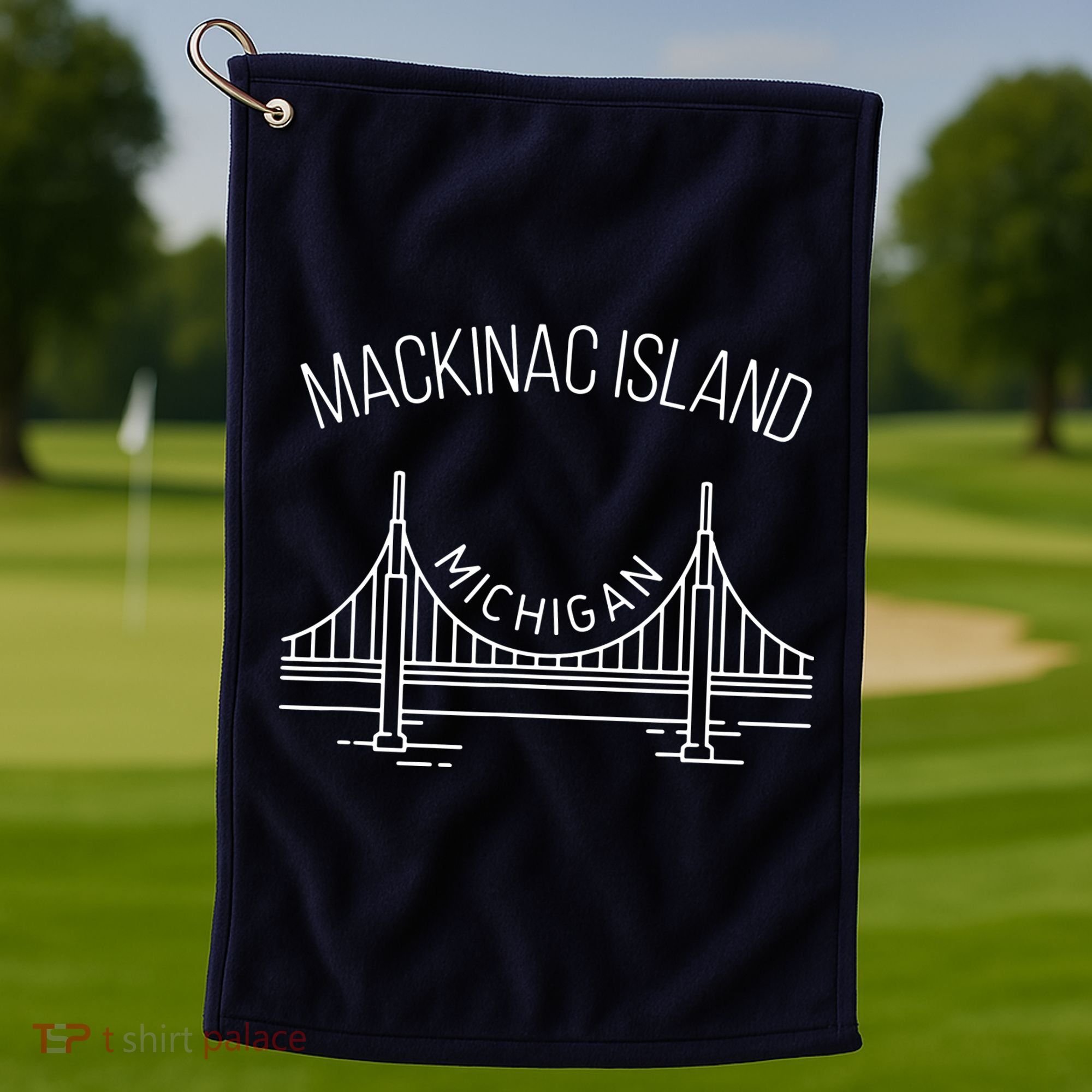 Mackinac Island Michigan Golf Towel
