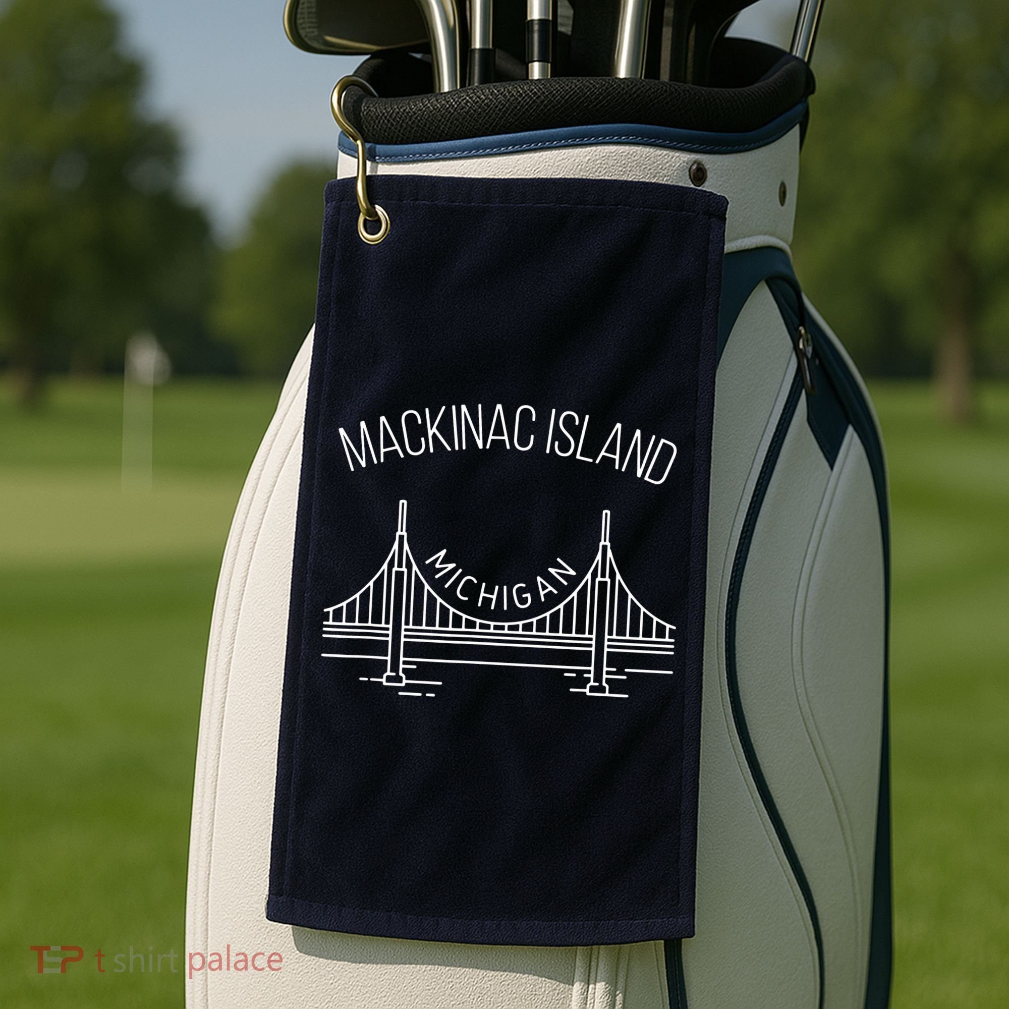 Mackinac Island Michigan Golf Towel