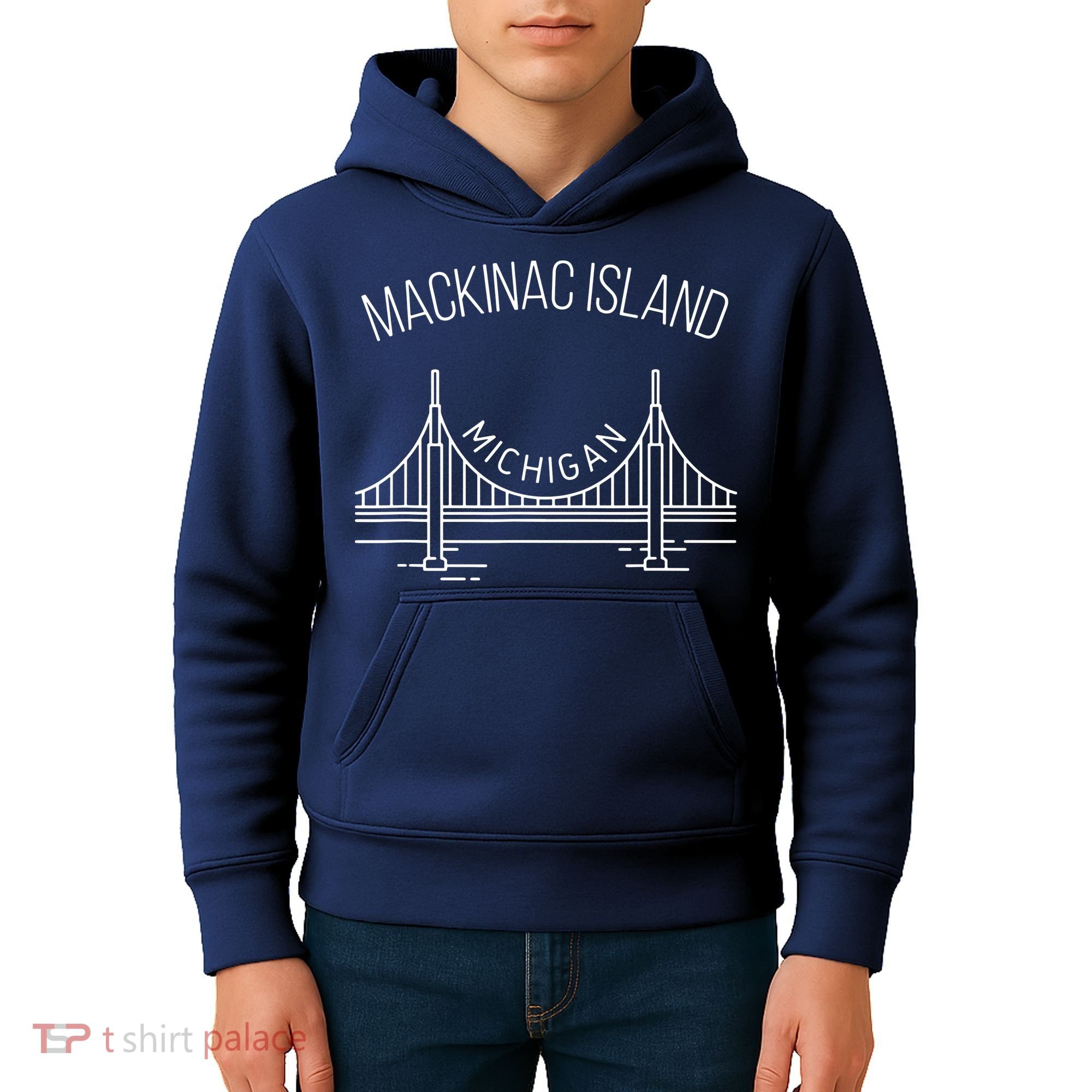 Mackinac Island Michigan Kids Hoodie