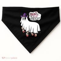 Mooo I Mean Boo Funny Gift Halloween Funny Cow Gift USA-Made Doggie Bandana thumb 0