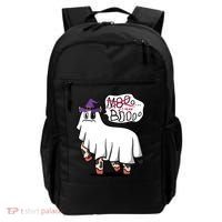 Mooo I Mean Boo Funny Gift Halloween Funny Cow Gift Backpack thumb 0