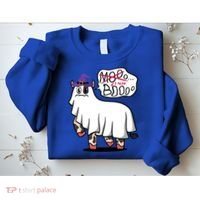 Mooo I Mean Boo Funny Gift Halloween Funny Cow Gift Sweatshirt thumb 2