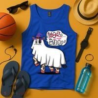 Mooo I Mean Boo Funny Gift Halloween Funny Cow Gift Tank Top thumb 4