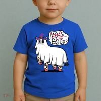 Mooo I Mean Boo Funny Gift Halloween Funny Cow Gift Toddler T-Shirt thumb 2