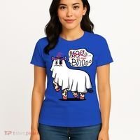 Mooo I Mean Boo Funny Gift Halloween Funny Cow Gift Women's T-Shirt thumb 4
