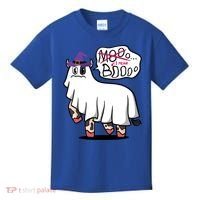 Mooo I Mean Boo Funny Gift Halloween Funny Cow Gift Kids T-Shirt thumb 0