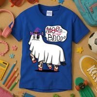 Mooo I Mean Boo Funny Gift Halloween Funny Cow Gift Kids T-Shirt thumb 3