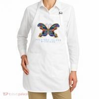 Mackinac Island Michigan Souvenir Butterfly Graphic Apron thumb 2
