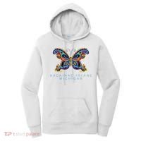 Mackinac Island Michigan Souvenir Butterfly Graphic Women's Hoodie thumb 0