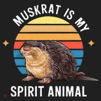 Muskrat Is My Spirit Animal Women's Sweatshirt thumb 2