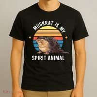Muskrat Is My Spirit Animal T-Shirt thumb 3