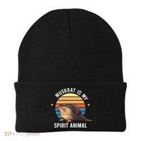 Muskrat Is My Spirit Animal Beanie thumb 0