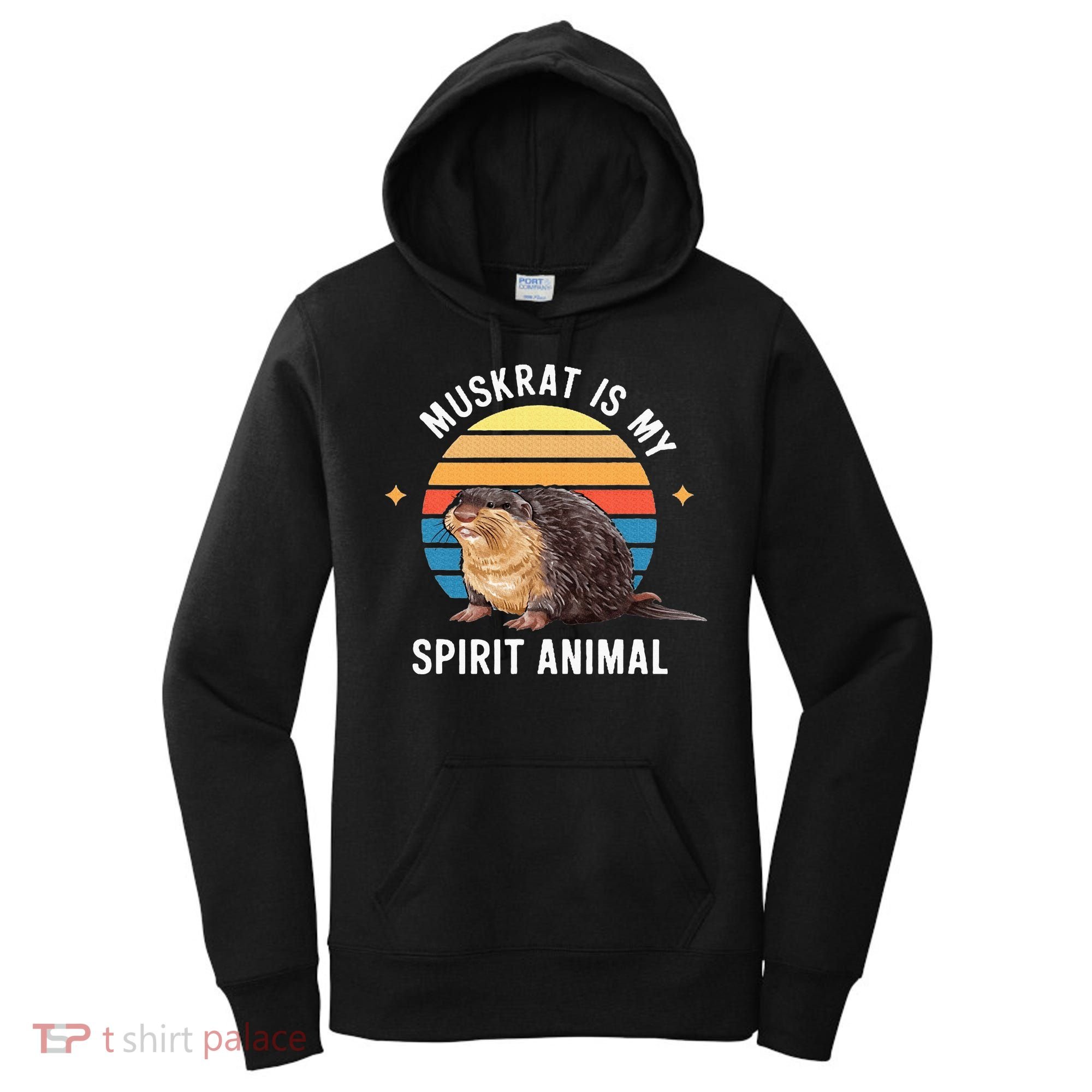 Muskrat Is My Spirit Animal Women's Hoodie