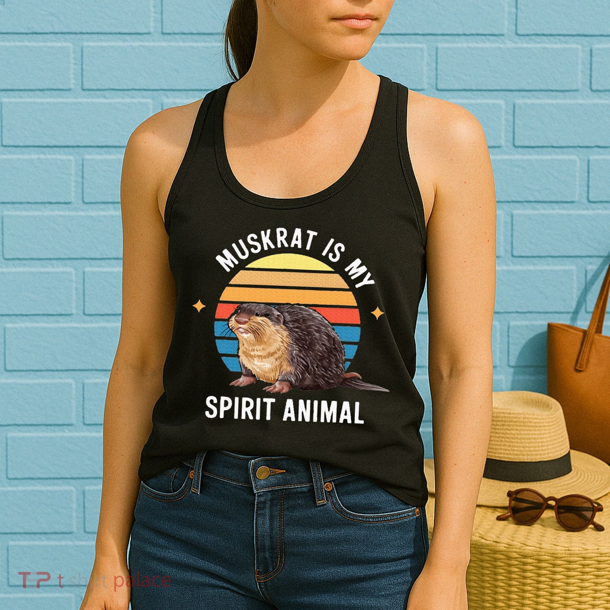 Muskrat Is My Spirit Animal Women's Tank Top