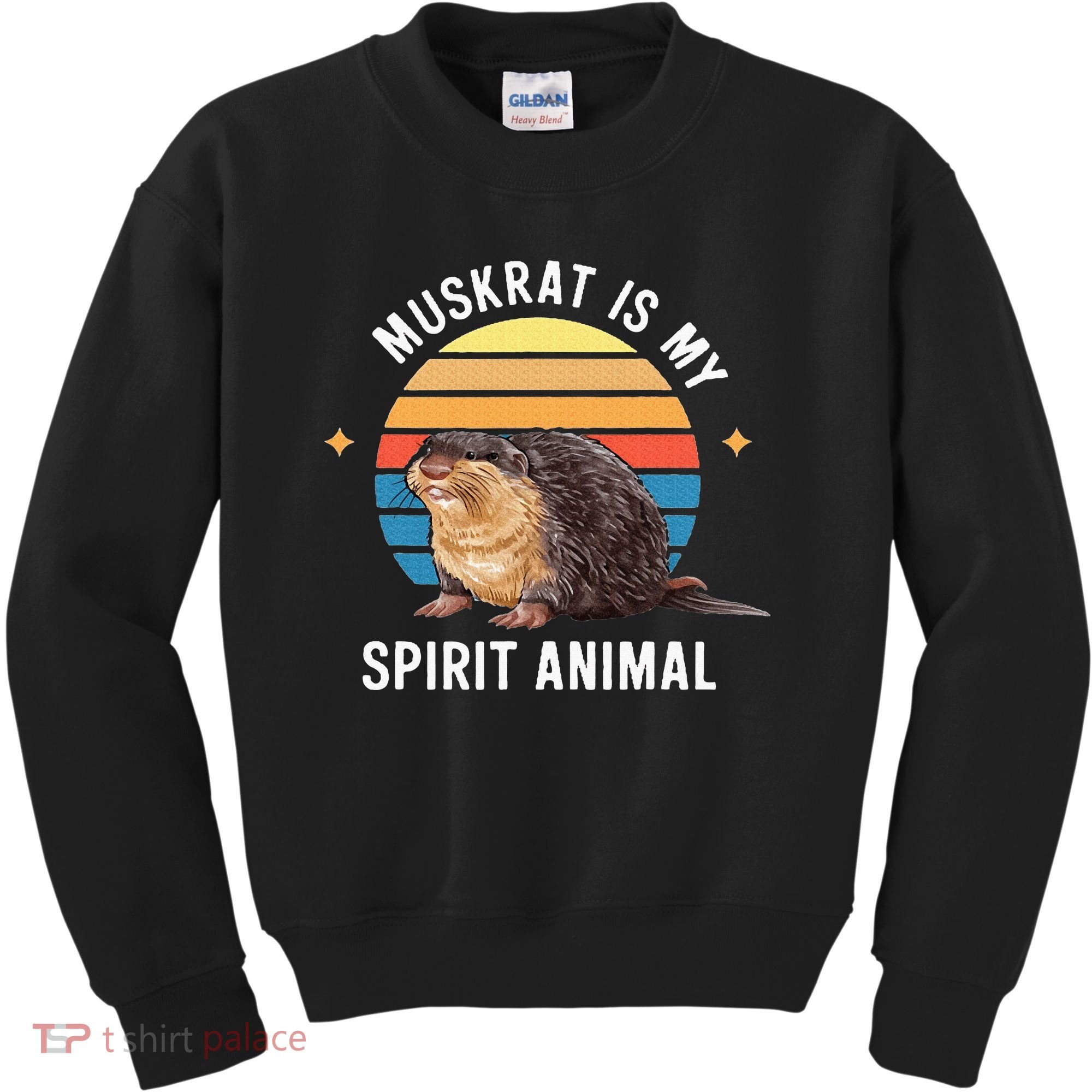 Muskrat Is My Spirit Animal Kids Sweatshirt