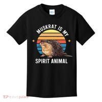Muskrat Is My Spirit Animal Kids T-Shirt thumb 0