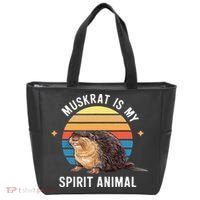 Muskrat Is My Spirit Animal Tote Bag thumb 0
