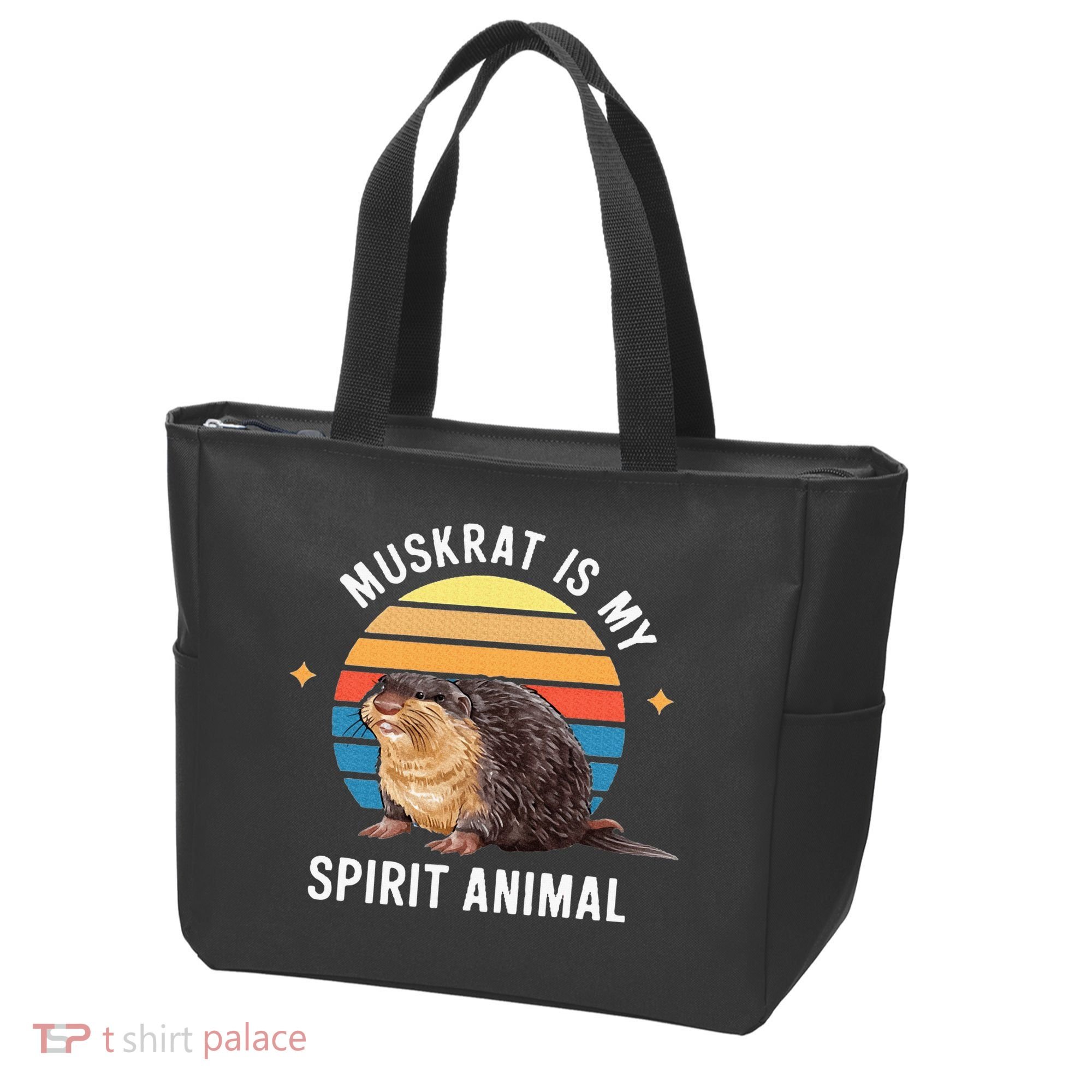 Muskrat Is My Spirit Animal Tote Bag
