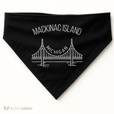 Mackinac Island Michigan USA-Made Doggie Bandana