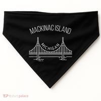 Mackinac Island Michigan USA-Made Doggie Bandana thumb 0