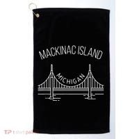 Mackinac Island Michigan Golf Towel thumb 0