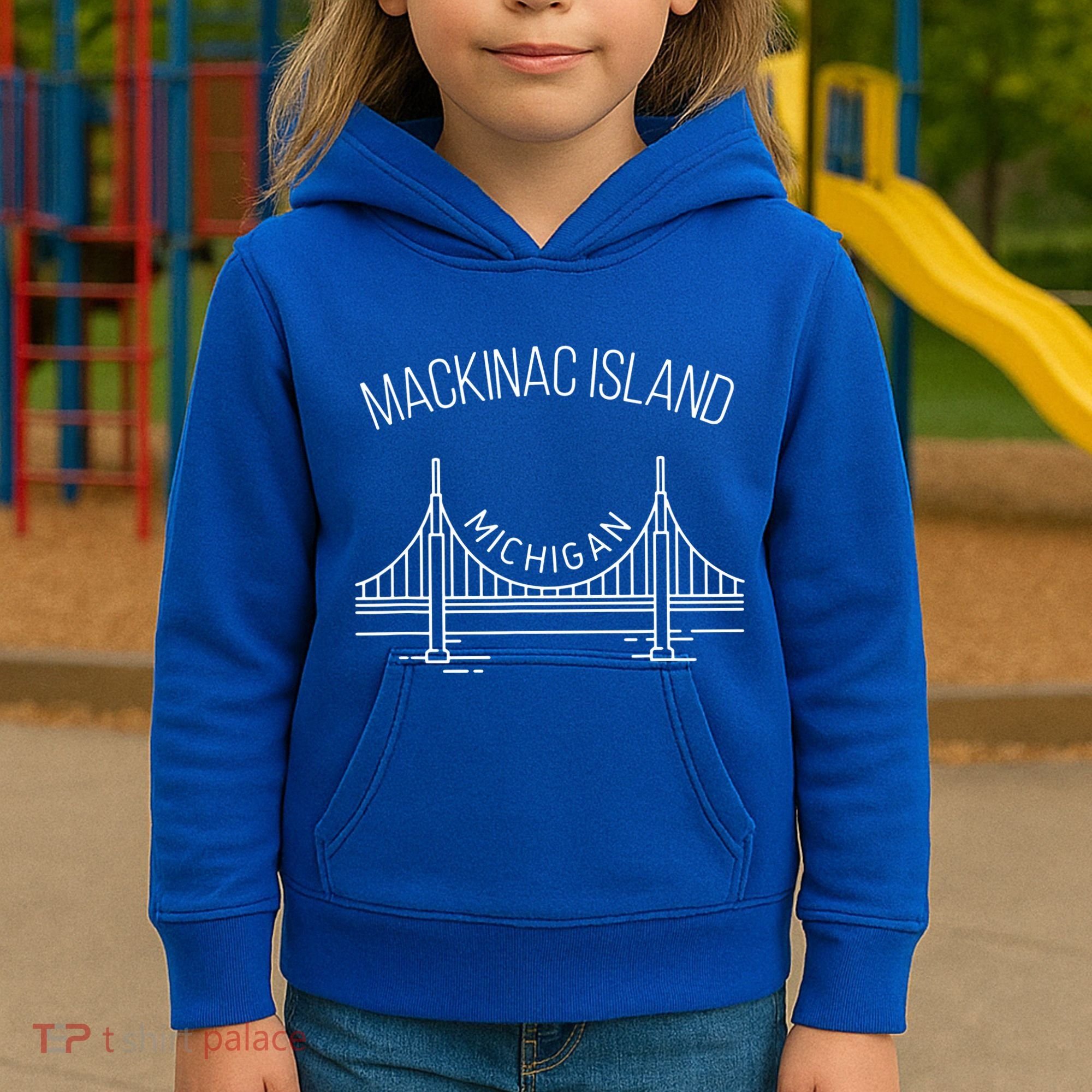 Mackinac Island Michigan Kids Hoodie