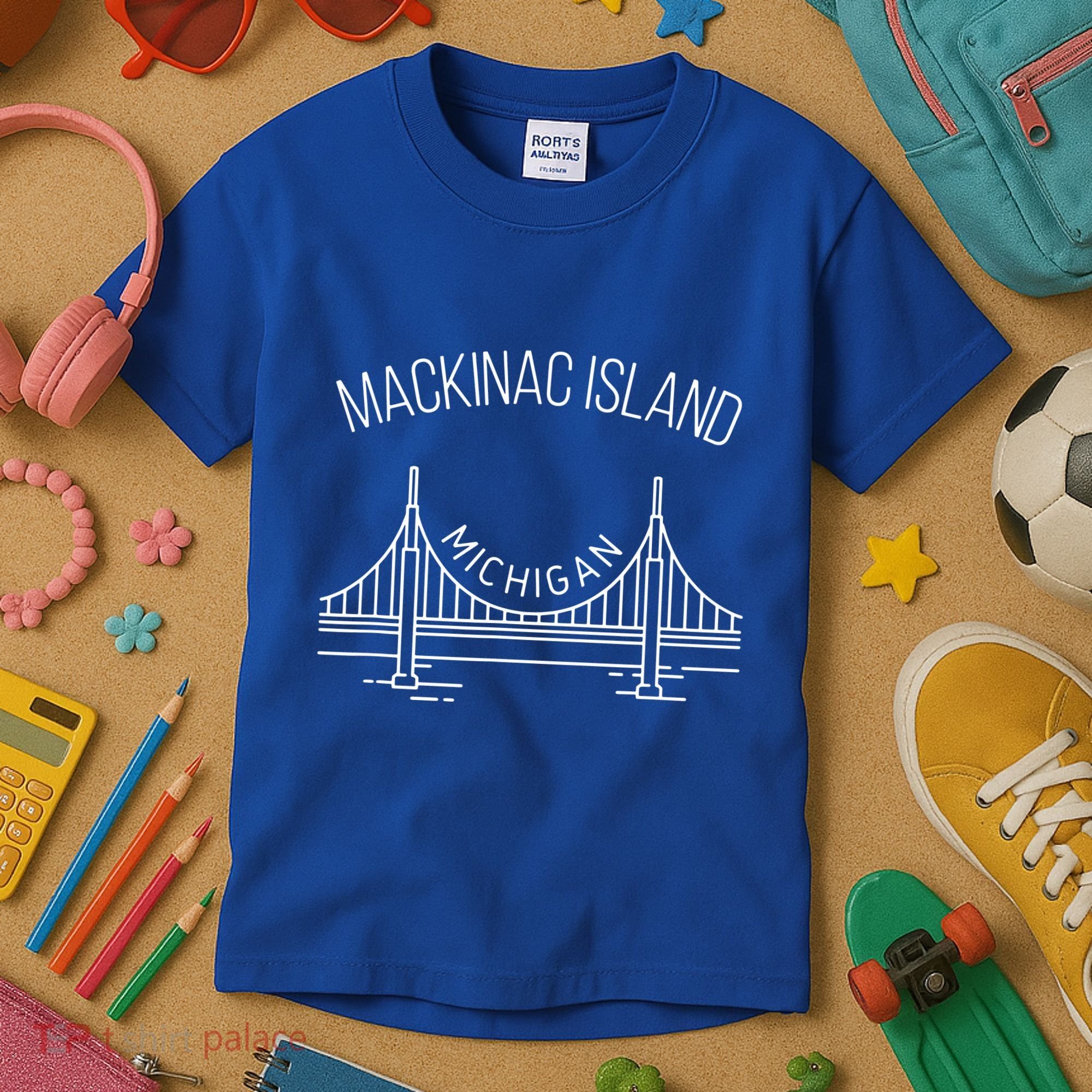 Mackinac Island Michigan Kids T-Shirt