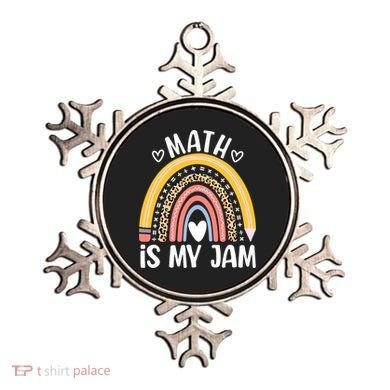Math Is My Jam First Day Back To School Math Teacher Student Ornament