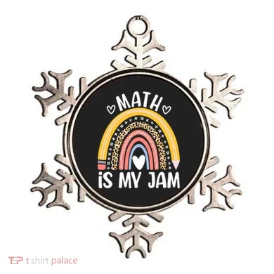 Math Is My Jam First Day Back To School Math Teacher Student Ornament