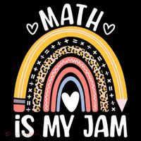 Math Is My Jam First Day Back To School Math Teacher Student Ornament thumb 1