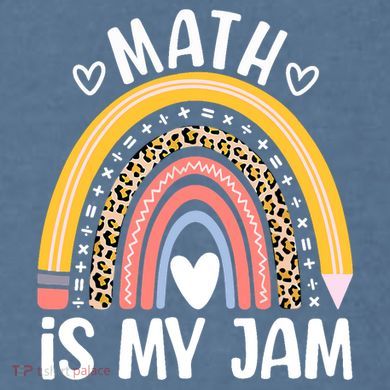 Math Is My Jam First Day Back To School Math Teacher Student Garment-Dyed Sweatshirt