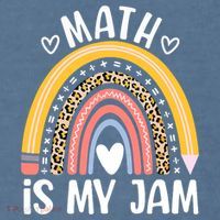 Math Is My Jam First Day Back To School Math Teacher Student Garment-Dyed Sweatshirt thumb 2