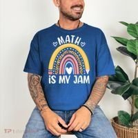 Math Is My Jam First Day Back To School Math Teacher Student Comfort Colors T-Shirt thumb 3