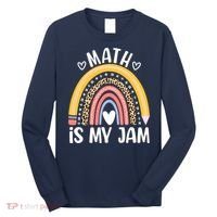 Math Is My Jam First Day Back To School Math Teacher Student Long Sleeve Shirt thumb 0