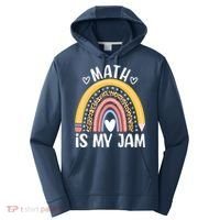 Math Is My Jam First Day Back To School Math Teacher Student Performance Fleece Hoodie thumb 0
