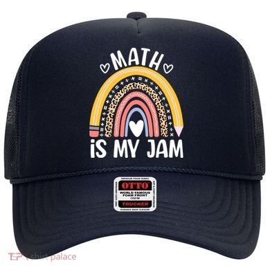 Math Is My Jam First Day Back To School Math Teacher Student Hat
