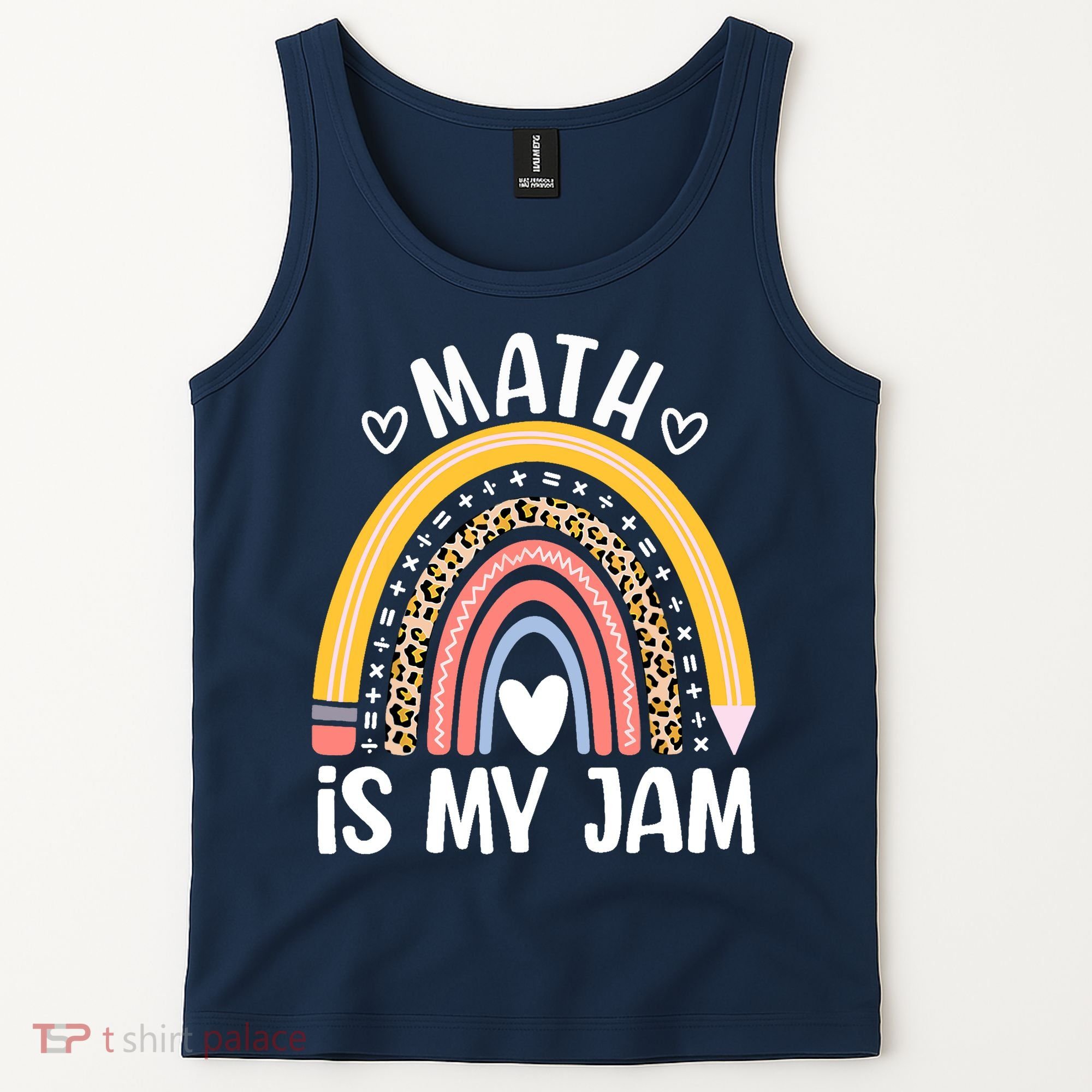 Math Is My Jam First Day Back To School Math Teacher Student Tank Top