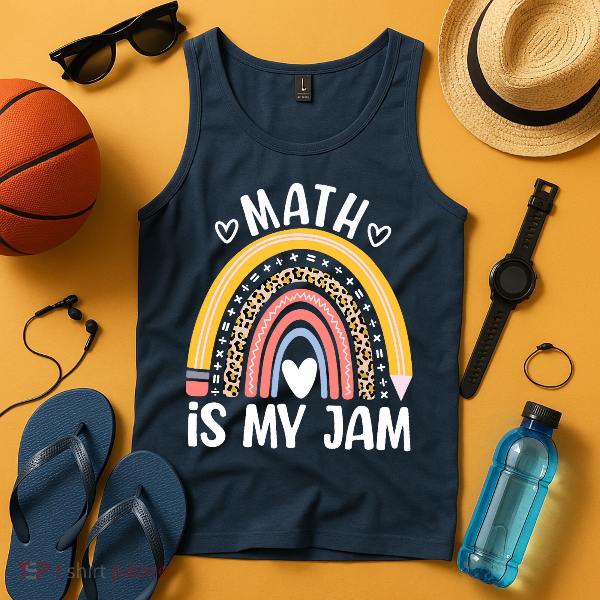 Math Is My Jam First Day Back To School Math Teacher Student Tank Top