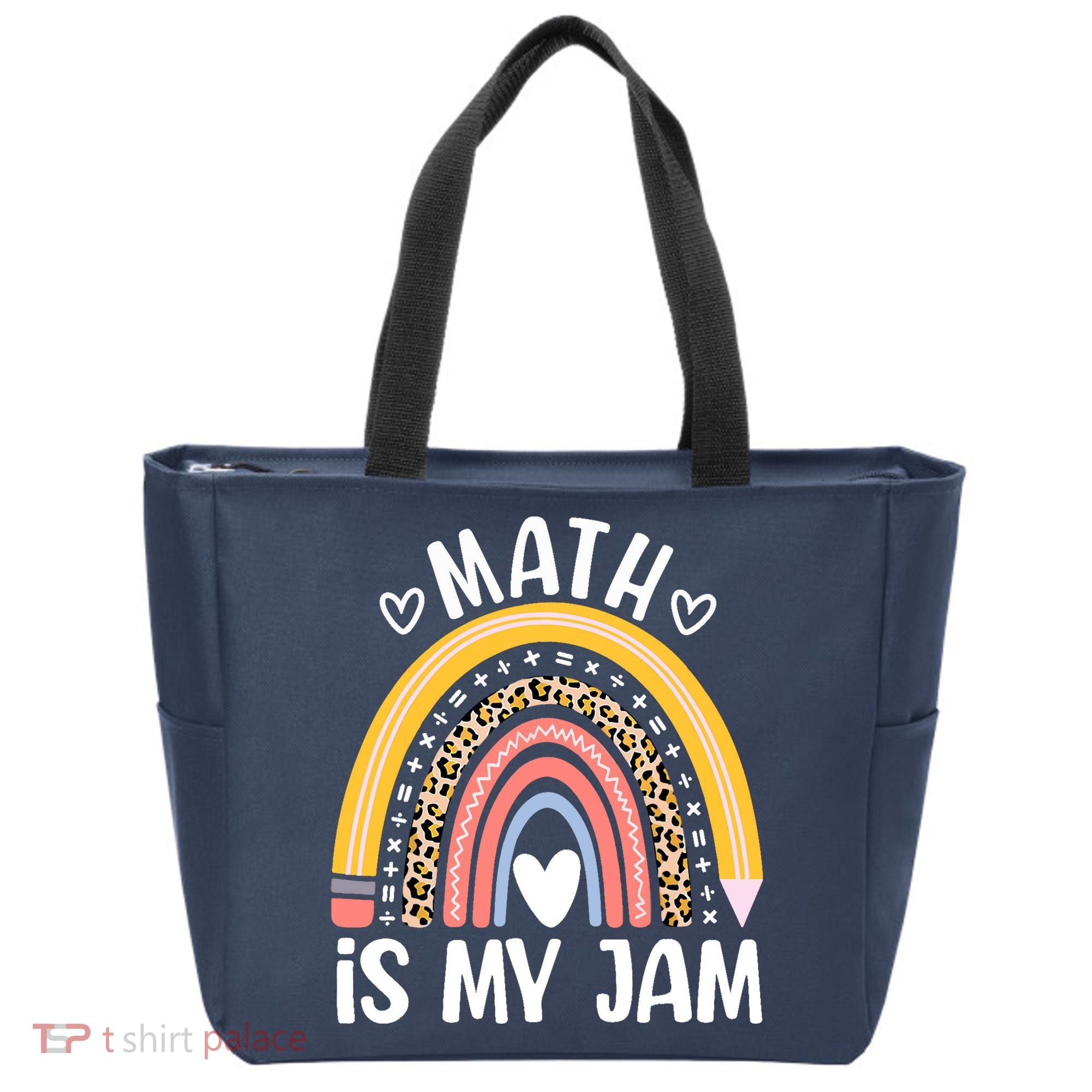 Math Is My Jam First Day Back To School Math Teacher Student Tote Bag