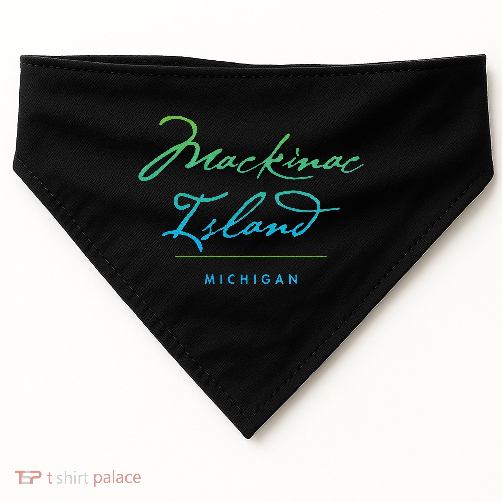Mackinac Island Michigan USA-Made Doggie Bandana