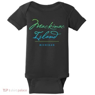Mackinac Island Michigan Baby Bodysuit