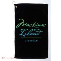Mackinac Island Michigan Golf Towel thumb 0