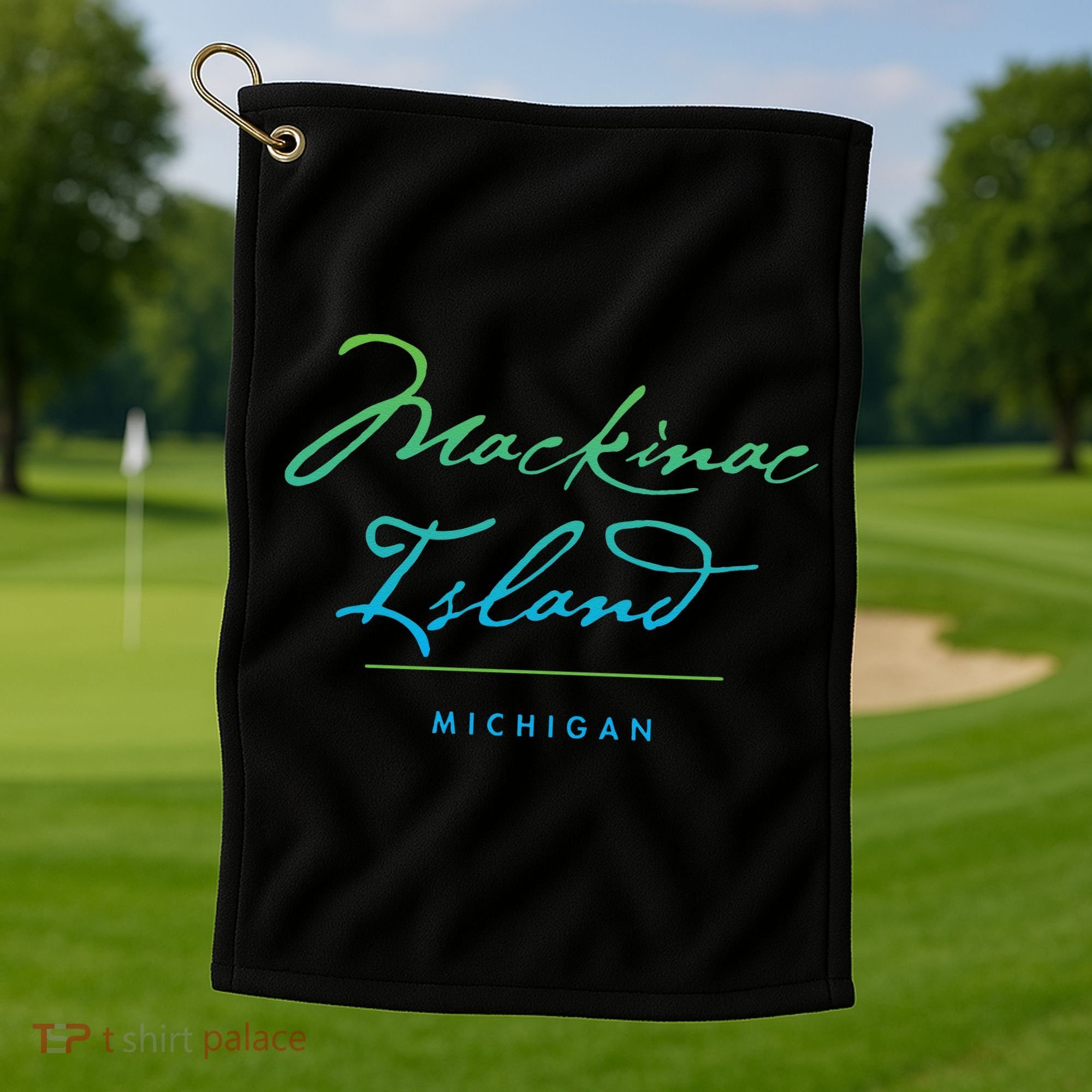 Mackinac Island Michigan Golf Towel